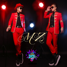 S-4xl ! 2021 Men Fashion Dj Singer Korean Male Blockb Big Bows Vertical Stripes Suit Costumes Stage Jacket Set Formal Dress 2024 - buy cheap