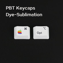 PBT Keycaps MAC Commond And Option Keys Dye-Sublimation OEM profile 1.25U R1 KeyCaps For MX Switches Mechanical Keyboard 2024 - buy cheap