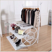 Display. The clothing racks display shelf. Console, wrought iron clothes rack. 2024 - buy cheap