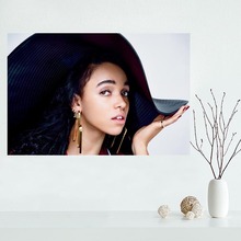 Custom FKA twigs canvas poster Wall Art PRINT Home Decoration cloth fabric wall poster print Silk Fabric 2024 - buy cheap