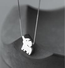 SanLan 1pcs   Cute simple Elephant Necklace Good Luck Birthday Gift 2024 - buy cheap