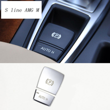 For BMW x5 x6 e70 e71 f15 F16 F25 F26 F10 F07 F01 F02 Car Styling Central Handbrake Auto H Button Decorative Cover Stickers Trim 2024 - buy cheap