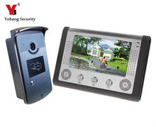 Видеодомофон Yobang, система безопасности, 7 дюймов, ЖК-монитор, проводной, ночное видение 2024 - купить недорого