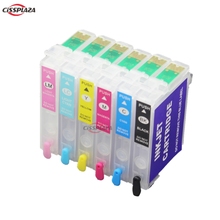 CISSPLAZA T0801 Refillable ink Cartridge compatible for epson  Stylus Photo R265/R360/R285 2024 - buy cheap