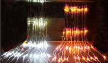 3m*3m Christmas Wedding Party Background Holiday Running Water Waterfall Water Flow Curtain LED Light String 336Bulbs waterproof 2024 - buy cheap