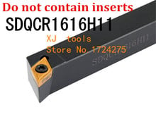 SDQCR1616H11/SDQCL1616H11 herramientas de corte de torno de Metal torno máquina CNC herramientas de torneado externo soporte de herramienta de torneado tipo S SDQCR 2024 - compra barato