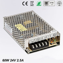 Best quality 24V 2.5A 60W Switching Power Supply Driver for LED Strip AC 100-240V Input to DC 24V free shipping 2024 - buy cheap