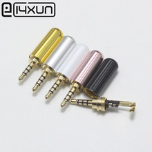 EClyxun-conector macho de 4 polos con Clip, Conector de reparación de Audio, auriculares, soldadura de Metal para cable de 4mm, 2,5mm, 1 Uds. 2024 - compra barato