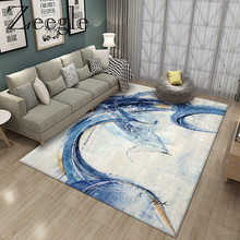 Zeegle tapete moderno para sala de estar tapete antiderrapante sofá mesa área crianças quarto tapete absorvente cozinha 2024 - compre barato