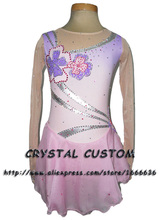 Custom Adult Figure Ice Skating Dresses With Spandex  Graceful New Brand Figure Skating Dress For Competition DR2732 2024 - buy cheap