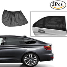 2Pcs Car Window Cover Sun Shade Sided Auto Curtain Anti-UV Privacy Protect Shade Rear Side Window Square UV Cover 2024 - buy cheap