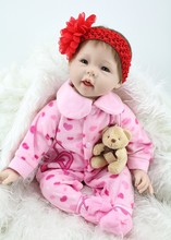 2015 NEW hot sale lifelike reborn baby doll  very soft silicone vinyl fashion doll Christmas gift old gift 2024 - buy cheap