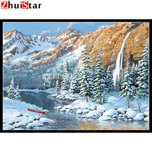 5d diy pintura diamante bordado ícone mosaico de cristal resina broca 3d quadrado pintura diamante ponto cruz paisagem casa xy1 2024 - compre barato