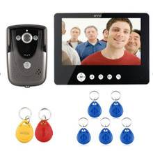 9 Inch ID Card Access Control Wired Intercom Video Door Phone 2024 - buy cheap