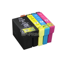 UP 4pcs 252XL T2521 compatible for Epson WF-3620 WF-3640 WF-7610 WF-7620 WF-7710 WF-7720 WF-7210 ink cartridge 2024 - buy cheap