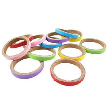 12Pcs Parrot Toys Bite Chew Ring Colorful Rings Decoration Birds Parakeet DIY Accessories 2024 - buy cheap