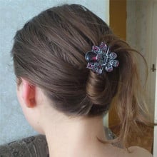 Big Crystal Flowers Hair Claws Clips For Woman Girls Wedding Hair ornaments Top Crab Clip Vintage Hair Jewelry 2024 - buy cheap