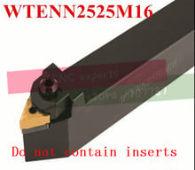 Удлинительный токарный инструмент WTENN2525M16,60 градусов, фабричные розетки, для TNMG1604 вставки пены, расточной стержень, cnc, машина 2024 - купить недорого