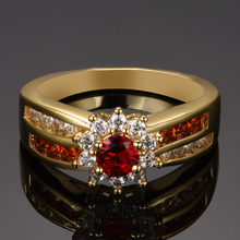 Женское Обручальное кольцо с лососевым розовым Рубином, новый дизайн, стерлингового серебра 925 пробы, кольца для помолвки 2024 - купить недорого
