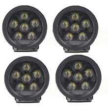 4 Uds. Luces Led redondas DE TRABAJO DE 18W y 3,5 pulgadas, focos antiniebla para conducción de motocicletas, para Jeep, SUV, barcos, camiones o carretillas elevadoras ATV todo terreno 4X4 2024 - compra barato