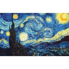 Landscapes art The Starry Night by Vincent Van Gogh oil paintings canvas High quality hand-painted 2024 - buy cheap