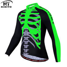 KIDITOKT Long Sleeve Cycling Jerseys Quick-dry MTB Bicycle Cycling Clothing Maillot Ropa Ciclismo Sportswear Bike Clothes 2024 - buy cheap
