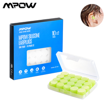 Mpow Waterproof 40PCS Silicone Soft Water Sport Earplugs Showering Protective Ear Plugs Swimming Earplugs For Children Earmuffs 2024 - buy cheap