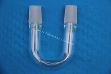 U shape Glass Connecting Adapter, Distilliing Adapter with both 24/29 Inner joints 2024 - buy cheap