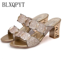 BLXQPYT Fashion Women Slide Slip On Mule Loafer Flats Shoes Slides Slippers Sandals Summer Shoes Woman Mules Flip Flops 6208 2024 - buy cheap