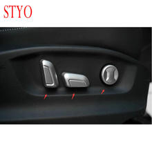 STYO For VW T-ROC 2018 ABS Matt Seat Adjustment Button Frame Cover Trim 2024 - buy cheap