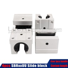 4 pcs SBR12UU SBR12/16/20 Linear Bearing Open Linear Bearing Slide block parts linear slide for linear guide SBR12 sbr16 sbr20 2024 - buy cheap