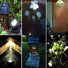 Lâmpada solar à prova d'água, refletor com lâmpada solar subaquática para jardim, piscina, lago, ambientes externos 2024 - compre barato