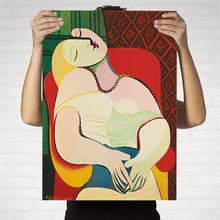 Home Decoration Print Canvas Art Wall Pictures Poster Canvas Printings Paintings Spanish Pablo Picasso A Dream 2024 - buy cheap