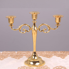 3/5 Heads Metal Candelabra Retro Candlestick Candle Holder Candlelight Dinner Romantic Home Wedding Party Restaurant Hotel Decor 2024 - buy cheap