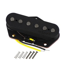 OriPure Vintage Alnico 5 Pickup Bridge Electric Guitar Pickup Single Coil Black Fit Tele Style Guitar Parts 2024 - buy cheap