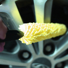 Roda de carro escova de lavagem de plástico lidar com veículo escova de limpeza roda jantes 2024 - compre barato
