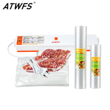 ATWFS Vacuum Sealer Food Saver Sealing Machine Vacuum Container Packer Vaccum Sealer Bags Vakum Rolls 20cmX500cm+28cmX500cm 2024 - buy cheap
