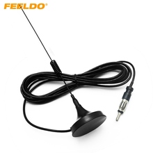 Feeldo 5 pces base magnética universal do carro telhado montagem rádio am/fm antena # am2606 2024 - compre barato