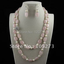 Длинное ожерелье из жемчуга и розового кварца, 48 дюймов, 6-7 мм, белый натуральный пресноводный жемчуг и розовые стразы 2024 - купить недорого