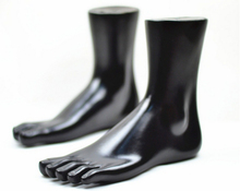 Free Shipping High Quality Male Mannequin Foot For Socks Black Mannequin Model Top Level 2024 - buy cheap