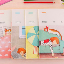 1pcs cartoon A5 B5 notebook South Korea pure and fresh notebook lovely creative diary cute stationery student School Supplies 2024 - buy cheap