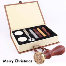 Hot Fashion Restoring Sealing Merry Christmas Wax Stamp Classic Wax Seal metal Stamps For Scrapbooking Letter Christmas Gift 2024 - buy cheap