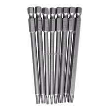 Chave de fenda torx magnética com haste sextavada de 100 ", 8 peças de 1/4mm 2024 - compre barato