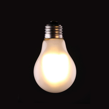 Bombilla de filamento LED Vintage, 8W, estilo esmerilado Edison A19, blanco cálido, luces decorativas de globo, regulable 2024 - compra barato