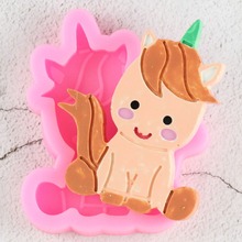 3D Unicorn Shape Silicone Mold Fondant Mold Cake Decorating Tools Chocolate Gumpaste Mold Kitchen Baking Tools 2024 - buy cheap