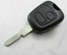 Control remoto de coche, carcasa en blanco para Peugeot 406 408, 2 botones, mando a distancia + envío gratis 2024 - compra barato