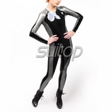 Suitop nature latex rubber jumpsuit cross dressing catsuit 2024 - buy cheap