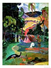 Beautiful Landscapes Matamoe Or Landscape with Peacocks Paul Gauguin painting for sale High quality Hand painted 2024 - buy cheap