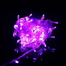 10m 100led Purple White Colorful Outdoor Starry Lights Strings Christmas Wedding Festival Happy Birthday Decoration LED Lights 2024 - buy cheap