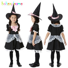 Babzaprobeme vestido feminino de manga curta, para dia das bruxas, cosplay, fantasia, roupa de festa para crianças y012 2024 - compre barato